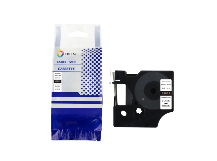 PRISM Rurka termokurczliwa DYMO D1 18053 9mm x 1.5m czarny na białym S0718280