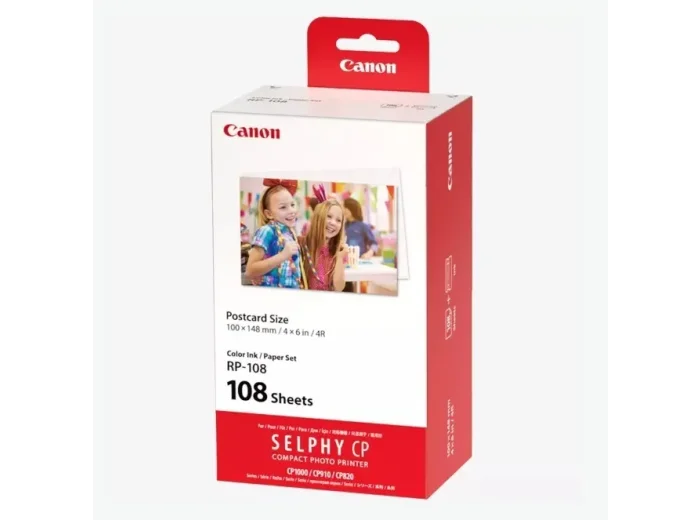 Canon RP-108 CMYK 6ml + Papier Tusze atramentowe kolorowe 6ml + 108 ark
