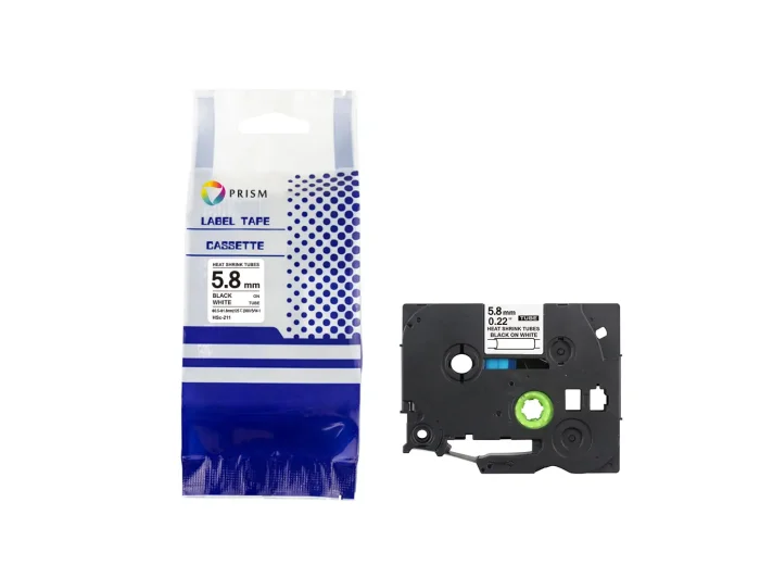PRISM Brother taśma TZE-211 6mm x 8m czarny na białym