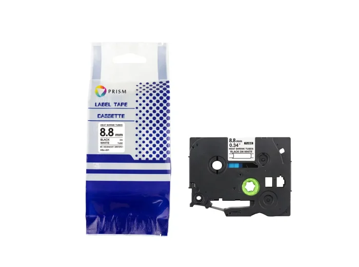 PRISM Brother taśma TZE-221 9mm x 8m czarny na białym