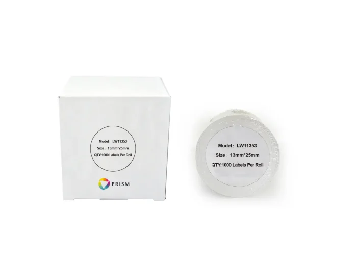 PRISM Dymo etykieta LW 11353 13mm x 25mm 1000s czarny na białym zamiennik S0722530