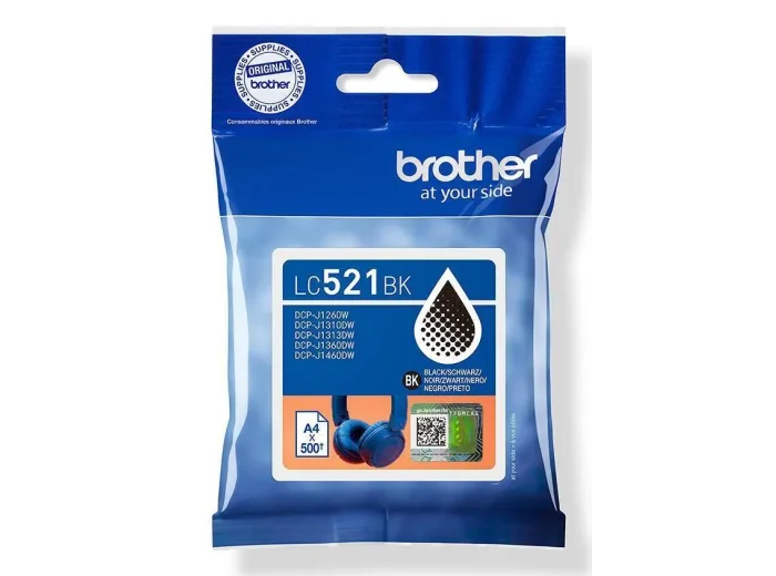 Brother Tusz LC521BK Black 500str