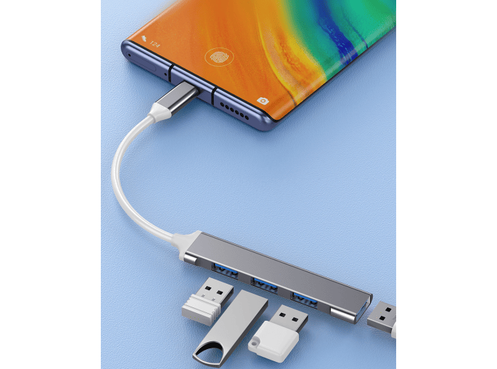 VAKOSS HUB USB-C TC-4125X 1XUSB 3.0 3XUSB 2.0