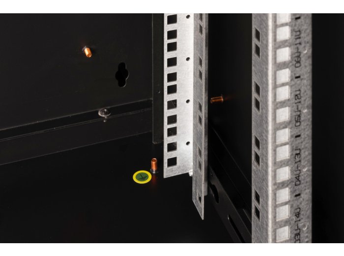 Digitus Szafa sieciowa wisząca Unique 19" 16U rack 600x450, drzwi szyba, czarny, niedzielona, złożona, 100kg