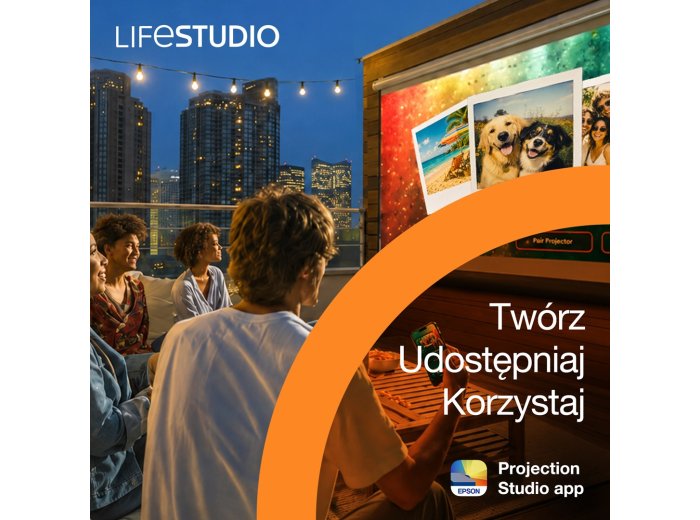 Epson Lifestudio Grand EH-LS670B firmy – metaliczna czerń