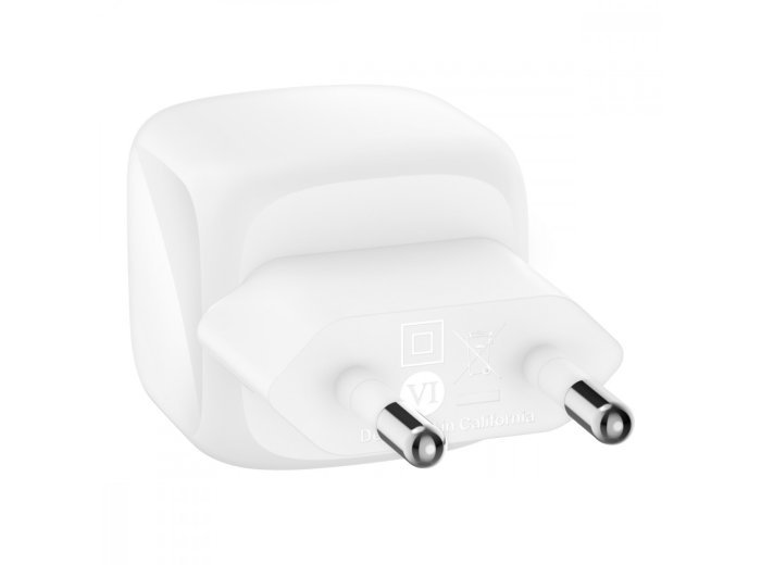 Ładowarka 30W PD PPS USB-C biała + kabel USB-C