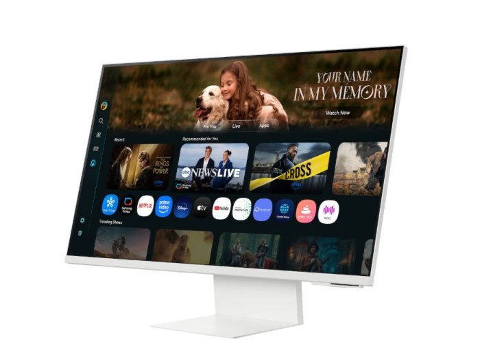 Monitor 32 cale Smart M80F VA 3840x2160 UHD 16:9 1xHDMI 1xUSB-C 1xUSB-A 4ms 60Hz SmartTV HAS+PIV pilot głośniki kamera płaski 3Y2d2 (LS32FM801UUXEN)