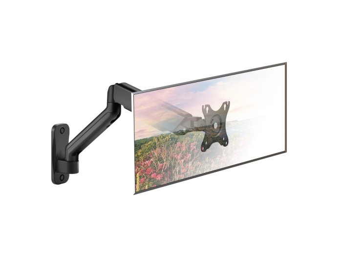 Techly ICA-LCD G112E uchwyt / stojak do monitorów 81,3 cm (32") Ściana Czarny