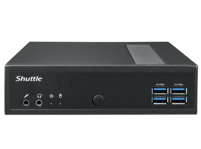 Shuttle DL30N komputer typu barebone Wielkość PC 1.35L Czarny N100