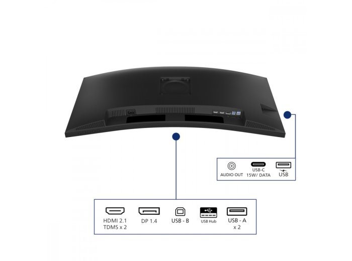 Monitor 34 cale 34B2N3500C Curved VA HDMI DP USB-C HAS Głośniki