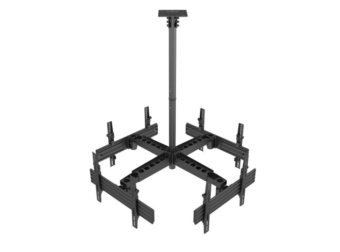 Equip 650372 uchwyt do tablic informacyjnych 165,1 cm (65") Czarny