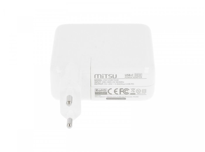 Zasilacz ładowarka do laptopa 96W USB-C 5V-9V-12V-15V/3A, 20V/4.8A PD
