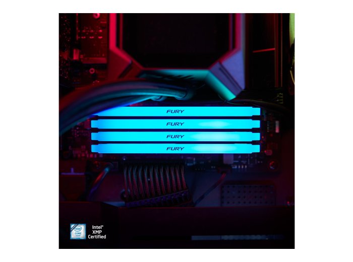 Kingston Technology FURY Beast RGB moduł pamięci 32 GB 1 x 32 GB DDR4 3200 MT/s