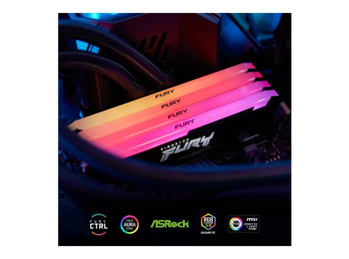 Kingston Technology FURY Beast RGB moduł pamięci 32 GB 1 x 32 GB DDR4 3200 MT/s