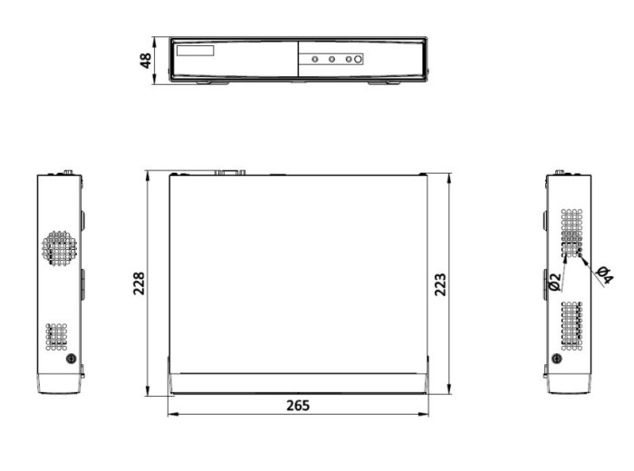 Rejestrator IP DS-7108NI-Q1/M(D)