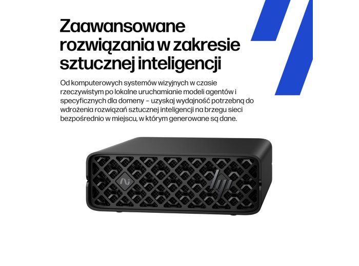 HP ZGX Nano G1n AI GB10 128 GB LPDDR5x-SDRAM 4 TB SSD Linux Mini PC Stanowisko AI Workstation, AI PC Czarny