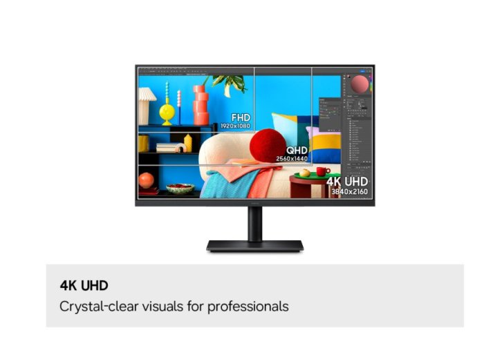Monitor 32 cali Viewfinity S80UH IPS 3840x2160 UHD 16:9 1xHDMI 1xDP 1xUSB-C 90W 3xUSB-A Easy Connection KVM PIP/PBP 5ms 60Hz HAS+PIV płaski 3YOn-Site