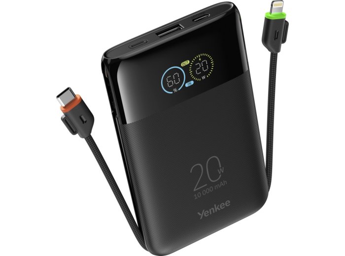 PowerBank do Samolotu YPB 1051 JetGo 10000mAh, PD 20W, USB C/A/L