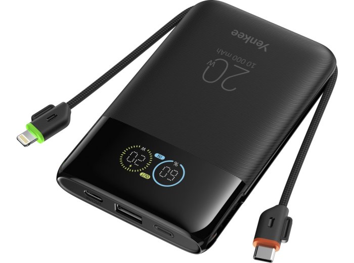 PowerBank do Samolotu YPB 1051 JetGo 10000mAh, PD 20W, USB C/A/L