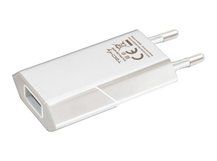 ŁADOWARKA SIECIOWA TECHLY USB 5V 1A