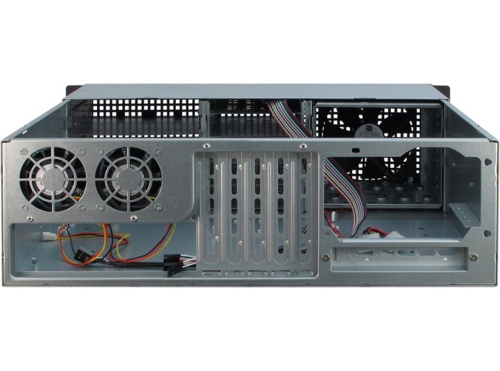 Inter-Tech 3U-30248 Stojak Czarny, Stal nierdzewna