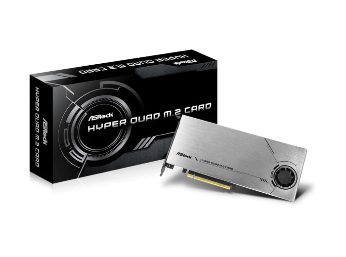 Karta ASROCK Hyper Quad M.2 do 4x M.2 SSD retail