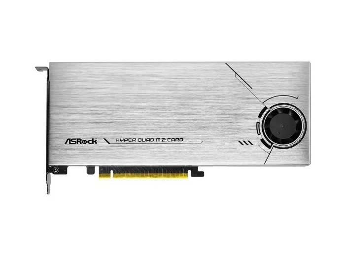 Karta ASROCK Hyper Quad M.2 do 4x M.2 SSD retail