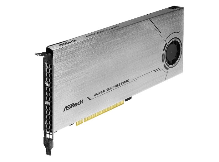 Karta ASROCK Hyper Quad M.2 do 4x M.2 SSD retail