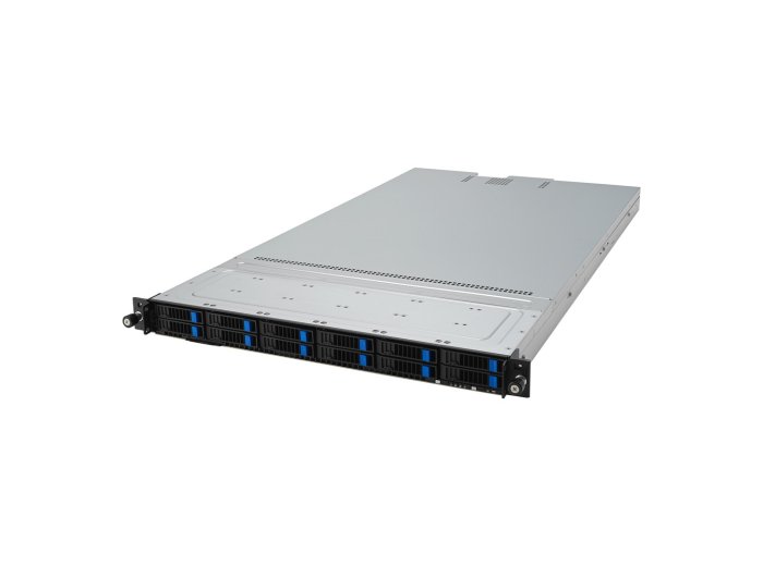 Platforma Asus Rack (1U) RS501A-E12-RS12U AMD Epyc 9005/9004 (12x NVMe/SATA HS, 2xM.2, 2x1Gbe, IPMI, 1+1 1600W)