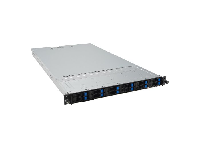 Platforma Asus Rack (1U) RS501A-E12-RS12U AMD Epyc 9005/9004 (12x NVMe/SATA HS, 2xM.2, 2x1Gbe, IPMI, 1+1 1600W)