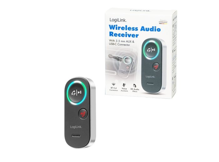 Odbiornik audio 3D BT5.4 do jack 3.5mm