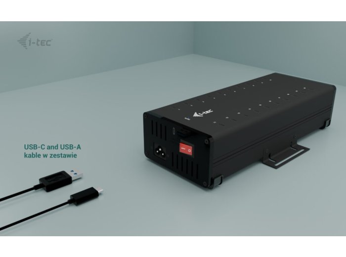 i-tec USB-C/USB-A Metal Charging + data HUB 15W per port 20x USB-C