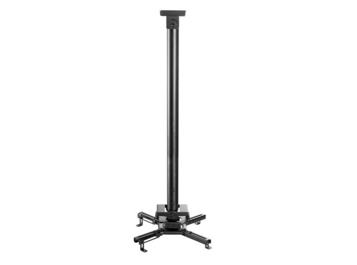 Uchwyt sufitowy do projektora CL25-550BL1 h:74,5-114,5 cm czarny