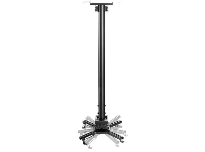 Uchwyt sufitowy do projektora CL25-550BL1 h:74,5-114,5 cm czarny