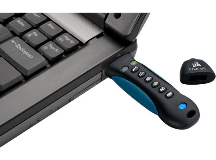 PADLOCK 3 64GB USB3.0 keypad, Secure 256-bit hardware AES encryption