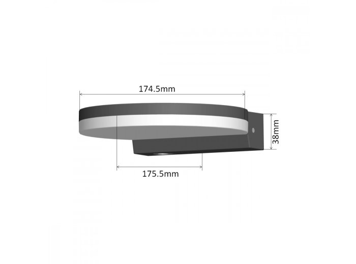 Lampa LED zewnętrzna 15W MCE346W Biała