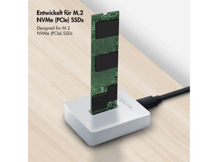 Stacja dokująca dla M.2 NVMe, USB 3.2 Gen2