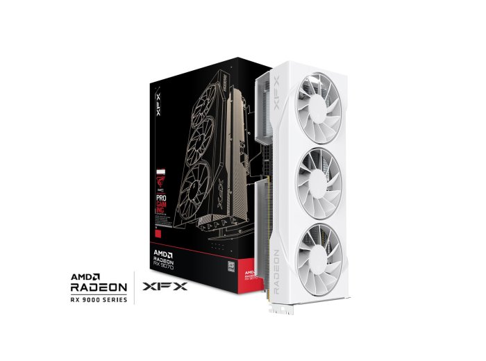 Karta graf. XFX Swift RX 9070GRE White Tri. F. 12GB