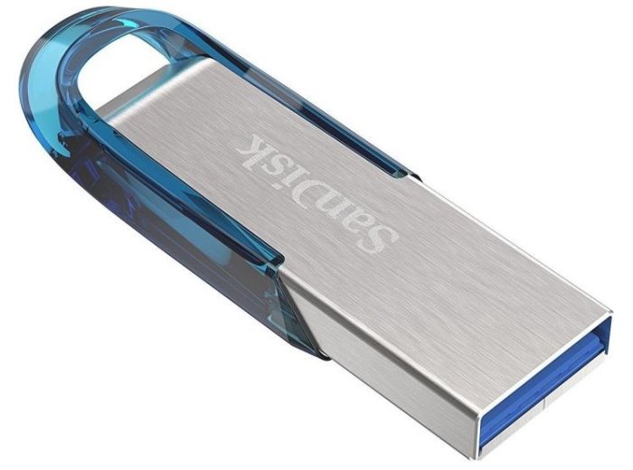 DYSK SANDISK USB 3.0 ULTRA FLAIR 64GB NIEBIESKI 150MB/s