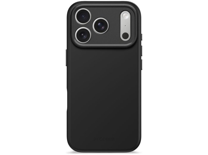 Decoded Silicone Backcover Apple iPhone 17 Pro Phantom Black pokrowiec na telefon komórkowy 16 cm (6.3") Czarny