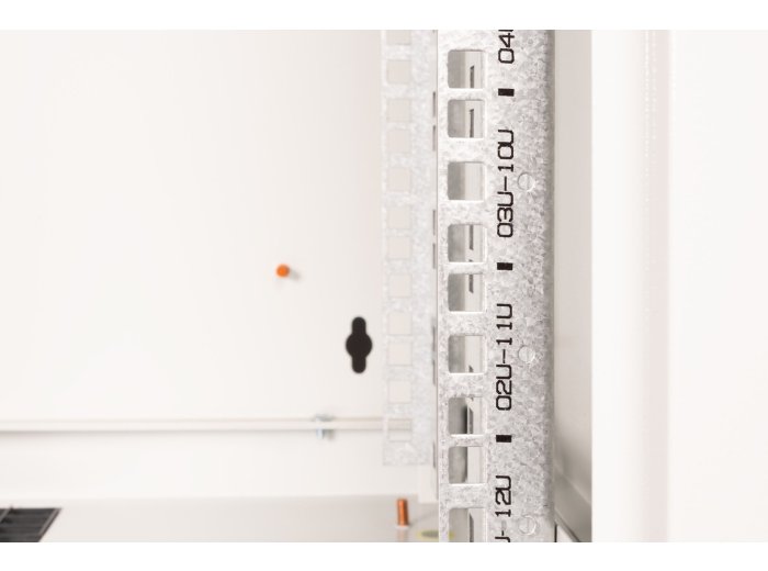 Digitus Szafa sieciowa wisząca Unique 19" 12U rack 600x450, drzwi szyba, szary, niedzielona, złożona, 100kg