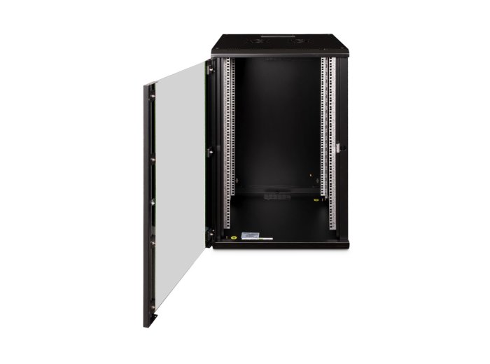 Digitus Szafa sieciowa wisząca Unique 19" 20U rack 600x600, drzwi szyba, czarny, niedzielona, złożona, 100kg