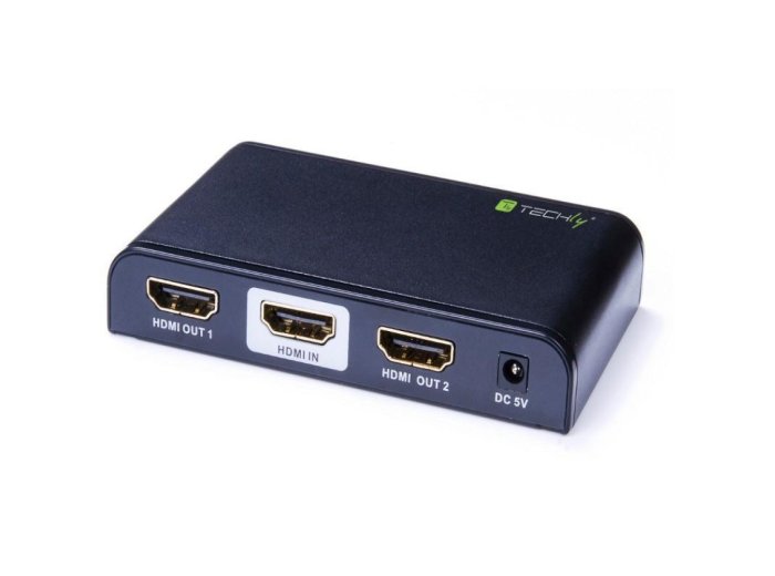 Techly IDATA HDMI2-4K2 rozgałęziacz telewizyjny HDMI 2x HDMI