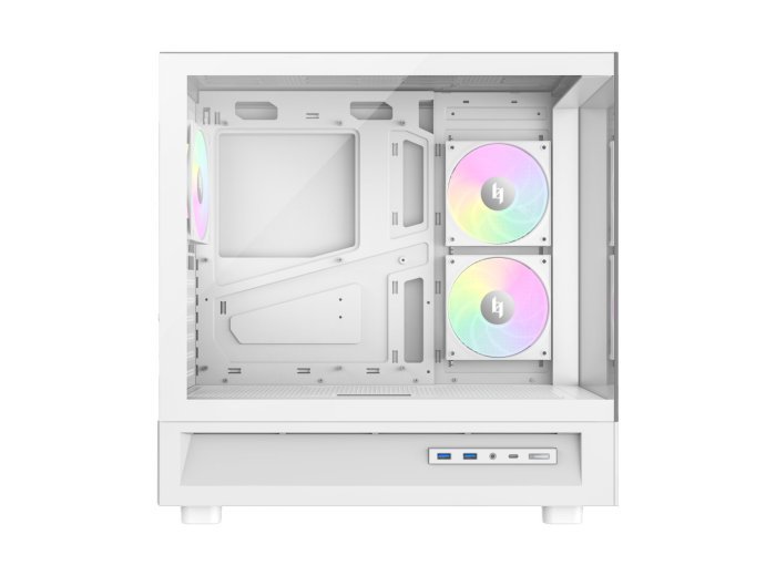 GameMax NEX C51 WH zabezpieczenia & uchwyty komputerów Biały