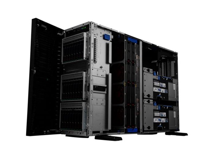 HPE ProLiant ML350 Gen11 4510 12-core 64GB-R MR408i-o 8SFF 2x960GB SSD 2x1000W RPS EU Server P71671-425