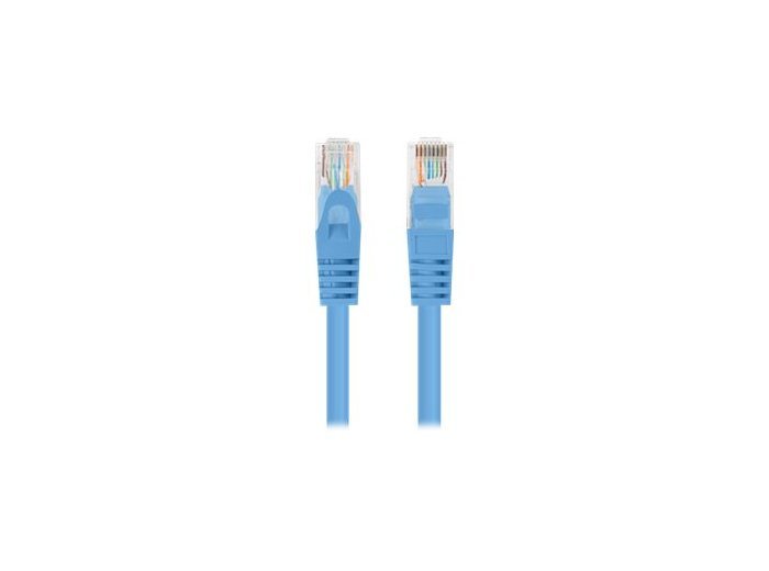 PATCHCORD KAT.6 UTP 1M NIEBIESKI FLUKE PASSED LANBERG 10-PACK