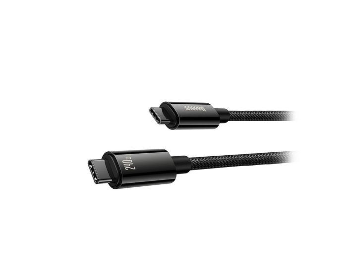 Kabel Baseus CAWJ040101 USB-C - USB-C 240W 480Mb/s 2m - czarno-szary