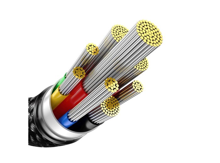 Kabel Baseus CAWJ040101 USB-C - USB-C 240W 480Mb/s 2m - czarno-szary