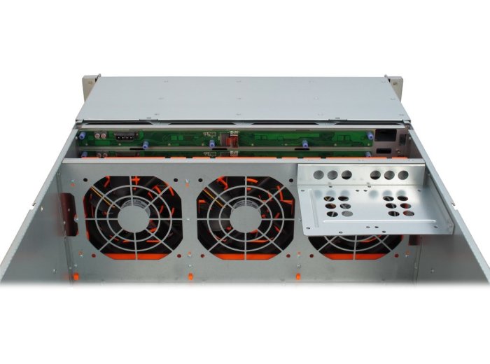 Inter-Tech 4U-4424 Rack Czarny, Srebrny