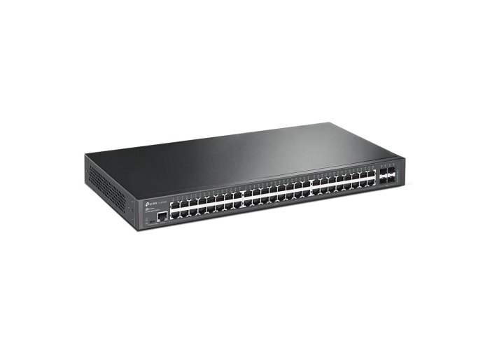 TP-Link JetStream TL-SG3452 przełącznik sieciowy Zarządzany L2 Gigabit Ethernet (10/100/1000) 1U Czarny
